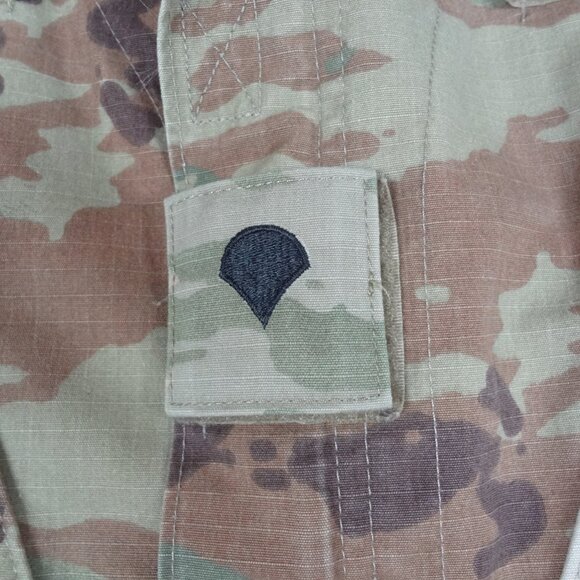 US ARMY CAMOFLAGE UNIFORM COAT JACKET SMALL SHORT CAMO TACTICAL FATIGUES L248 - Picture 5 of 8